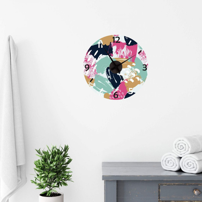 Wandtattoo Kreativ & Wanduhr - 44x44cm - Bild 1