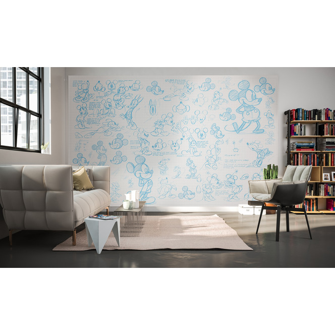 Fototapete Mickey Sketches