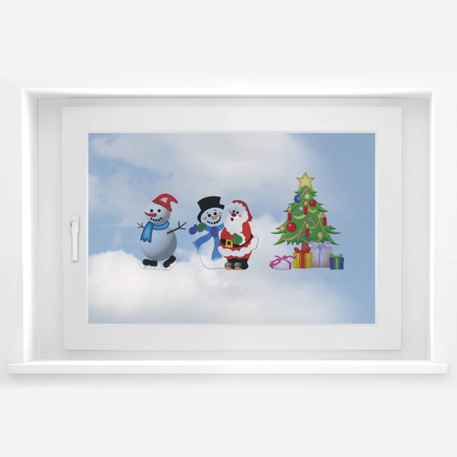 Fensterbild Weihnachtsbundle 2