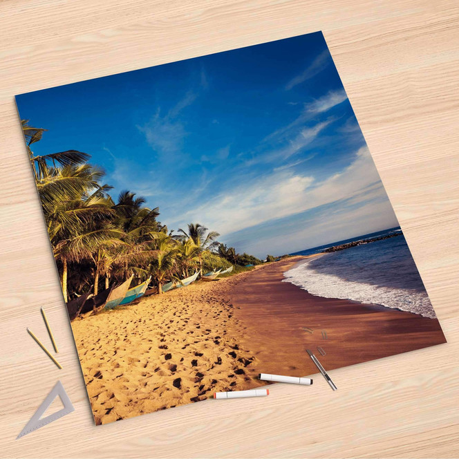 Folienbogen (90x90cm) - Longboat Beach- Bild 1