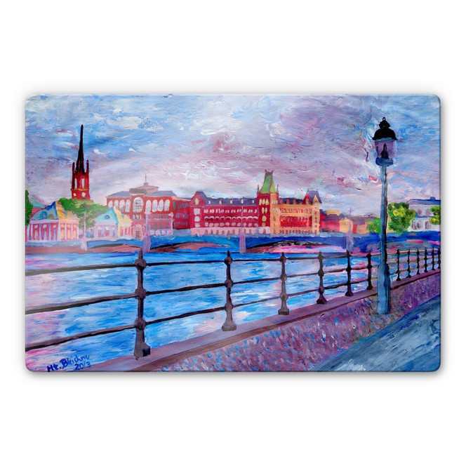 Glasbild Bleichner - Stockholm
