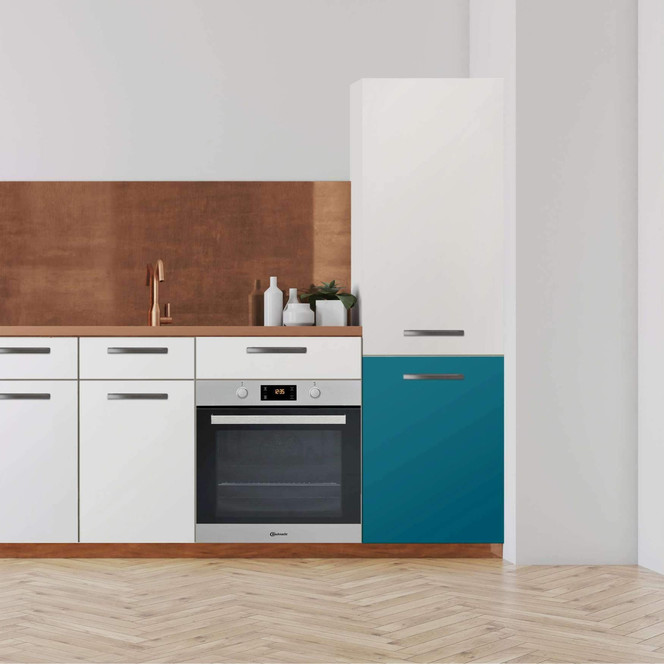 Klebefolie - Hochschrank (60x80cm) - Türkisgrün Dark- Bild 1