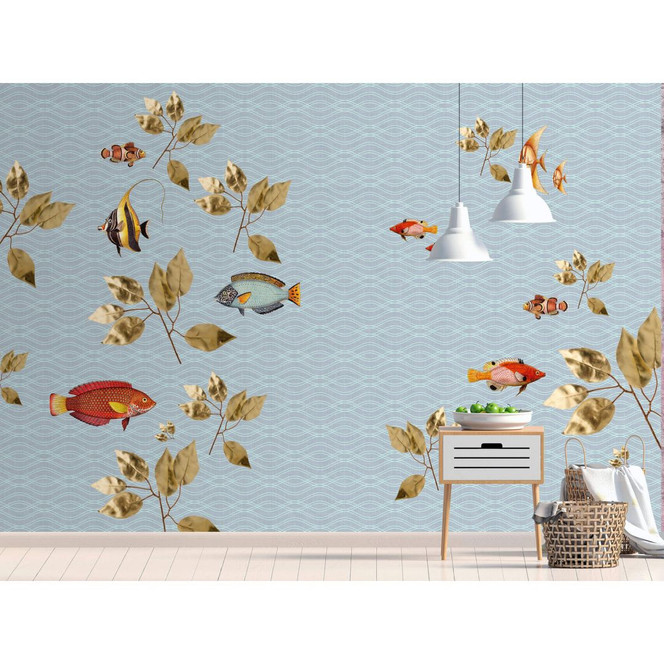 Livingwalls Fototapete Walls by Patel 2 brilliant fish 1 - Bild 1