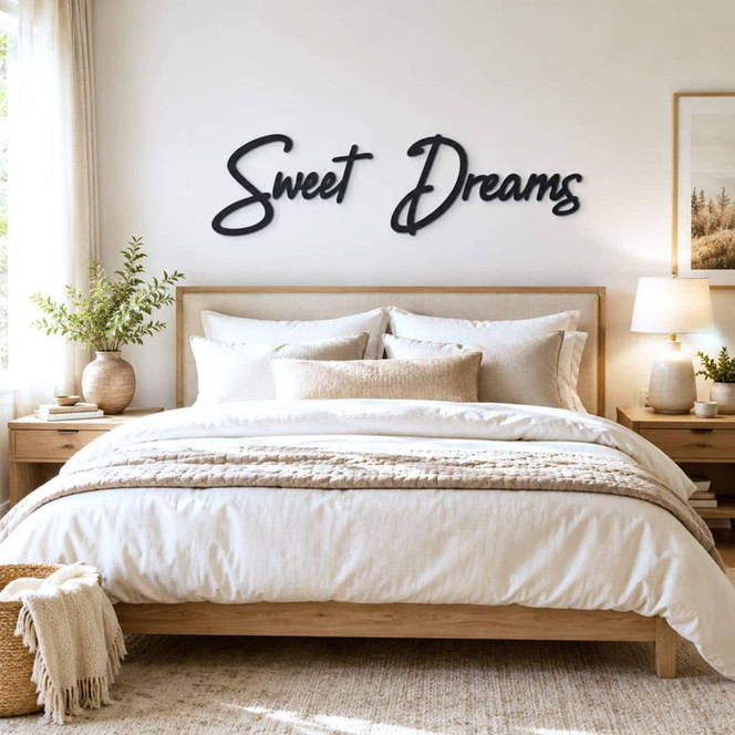 MDF-Deko 3D Schriftzug Sweet Dreams