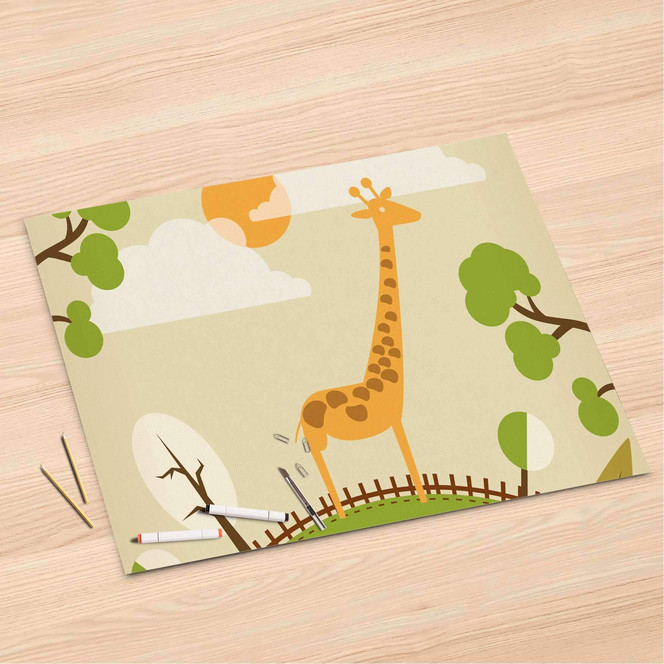 Folienbogen (120x80cm) - Mountain Giraffe- Bild 1