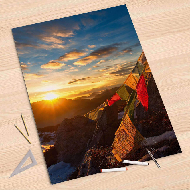 Folienbogen (80x120cm) - Tibet- Bild 1