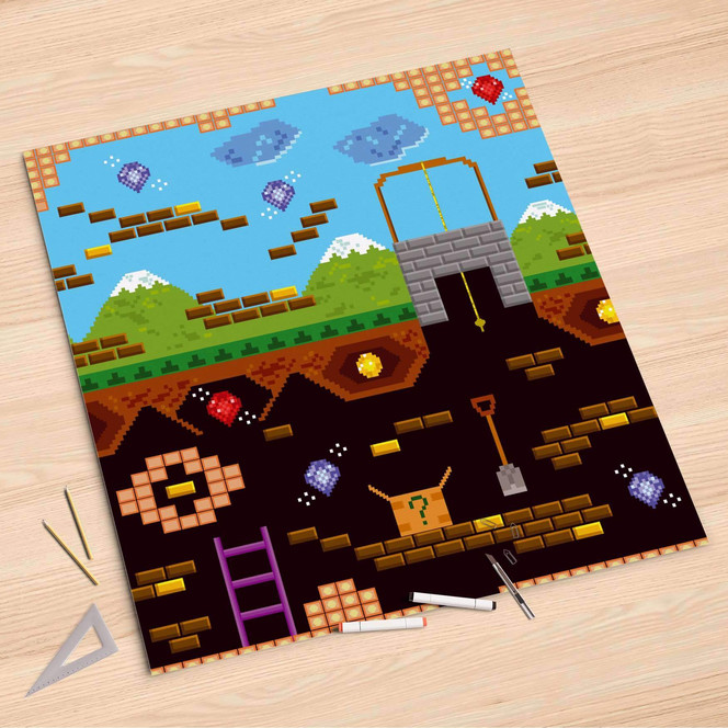 Folienbogen (90x90cm) - Pixelmania- Bild 1