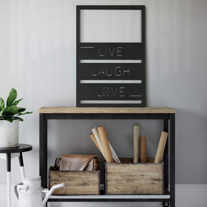 MDF - Holzdeko Live Laugh Love