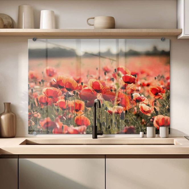 Spritzschutz Poppy Field