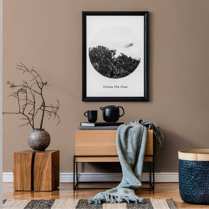 Strukturtapete in Leinenoptik Sandbeige – Dezente Vliestapete warm & zeitlos