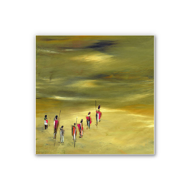 Wandbild Niksic - Die Wanderer