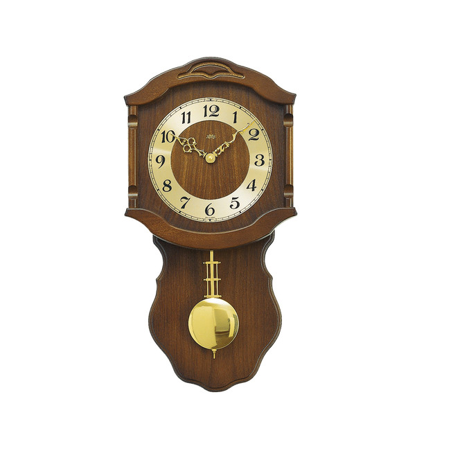 Wanduhr Nusbaum lackiert