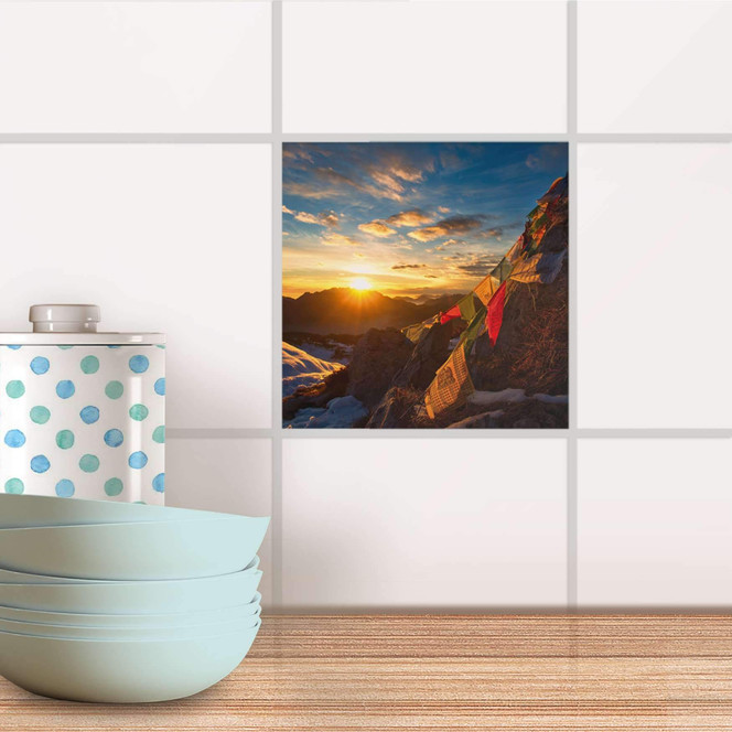 Fliesenaufkleber - Tibet