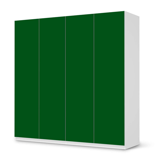 Klebefolie IKEA Pax Schrank 201cm Höhe - 4 Türen - Grün Dark- Bild 1