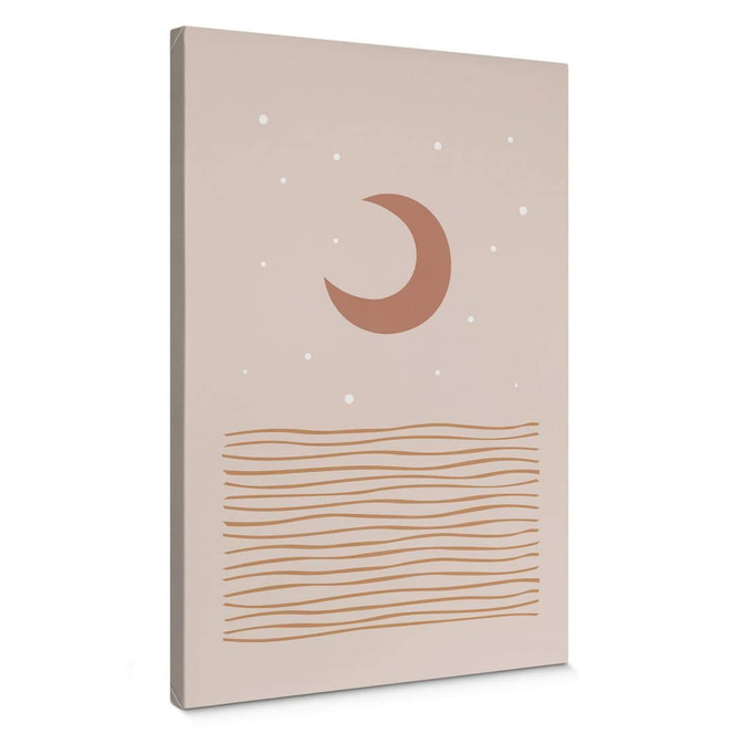 Leinwandbild Orara Studio - Roter Mondschein