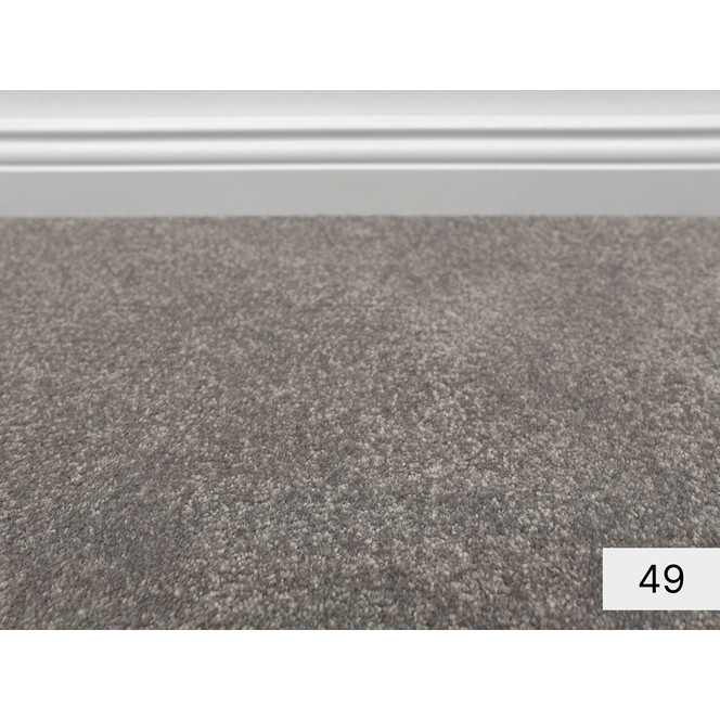 Satisfaction Velours Teppichboden Meterware in 49