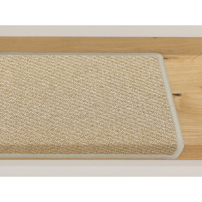 Bijou Loop Stufenmatte Stufenmatte Rechteckig Wunschmass in Sand