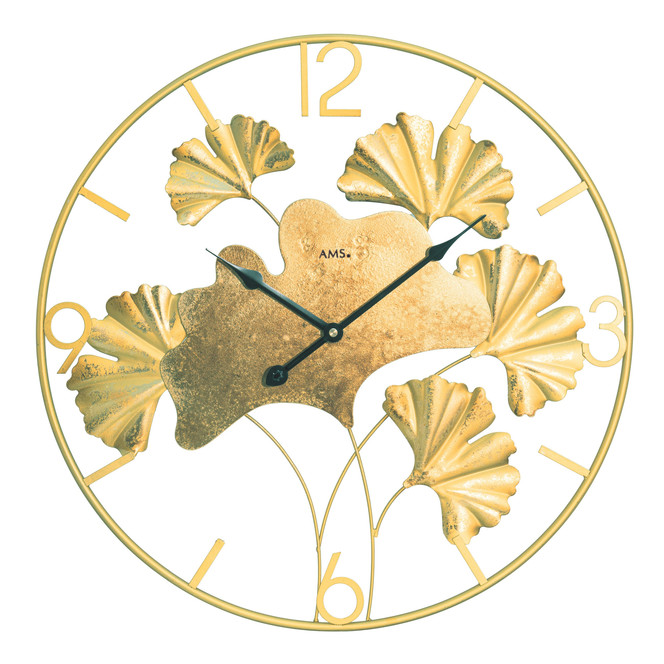 Wanduhr Metallgehäuse lackiert