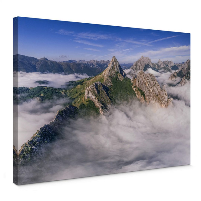 Leinwandbild Cuadrado - Foam Bath