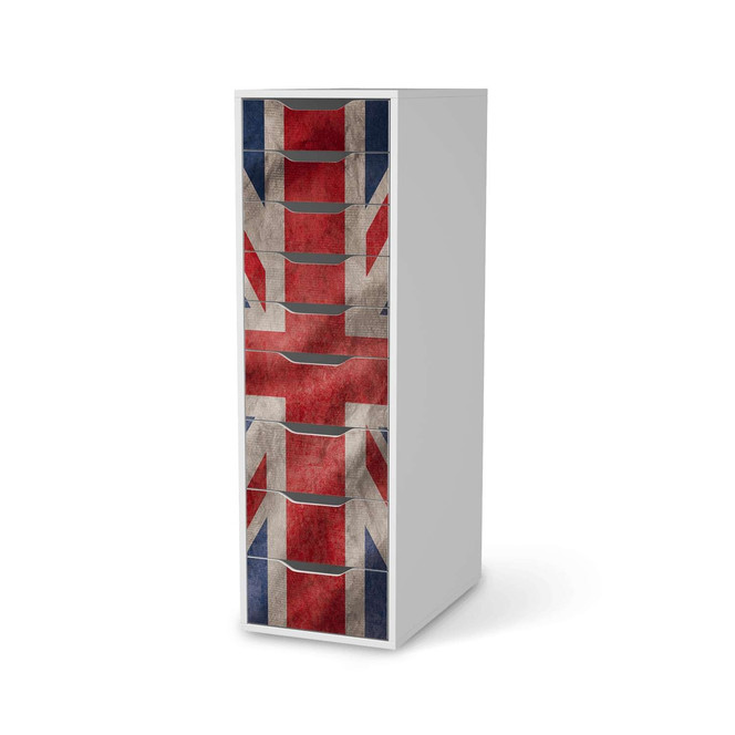 Folie IKEA Alex 9 Schubladen - Union Jack- Bild 1