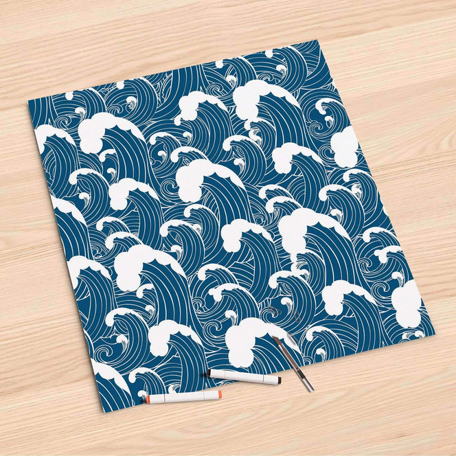 Folienbogen (60x60cm) - Grosse Welle- Bild 1