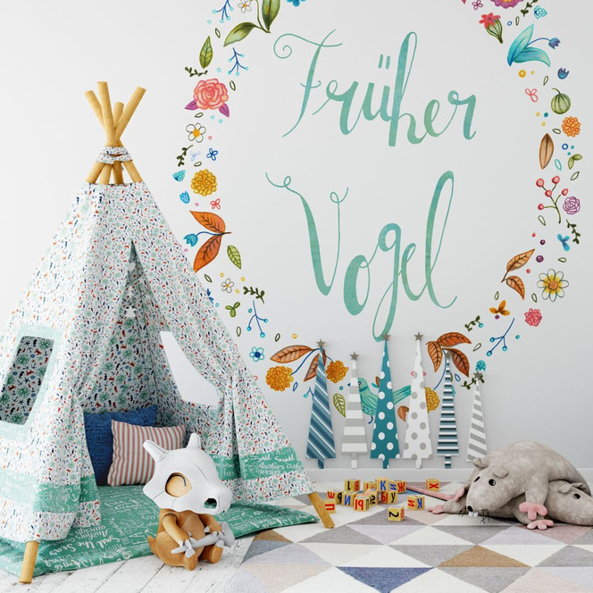 Fototapete Loske - Früher Vogel