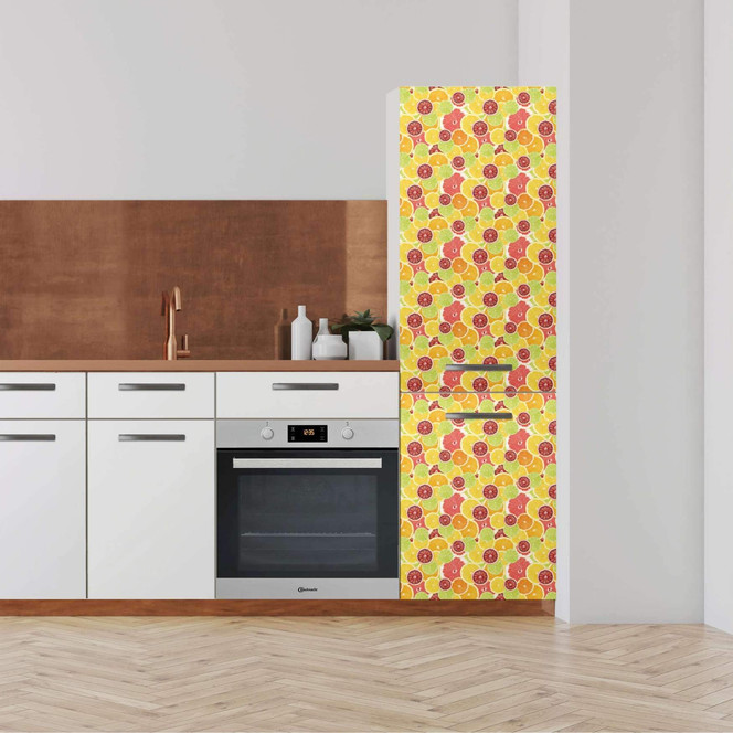 Klebefolie - Hochschrank (60x200cm) - Citrus- Bild 1