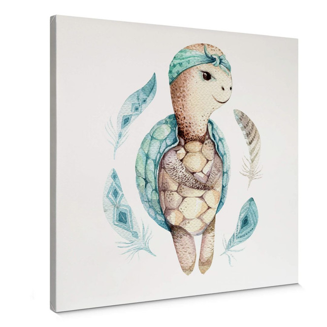Leinwand Leinwandbild Kvilis - Miss Turtle