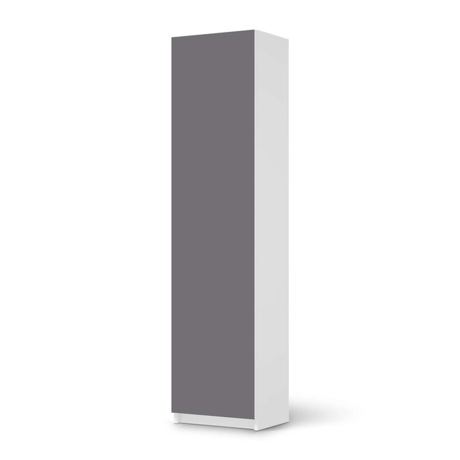 Möbelfolie IKEA Pax Schrank 201cm Höhe - 1 Tür - Grau Light- Bild 1