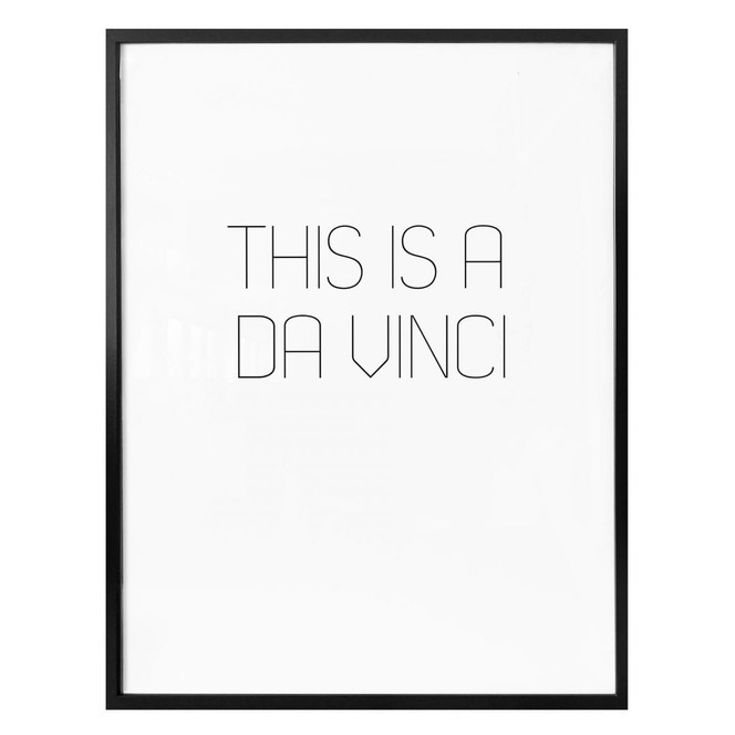 Poster This is a da Vinci