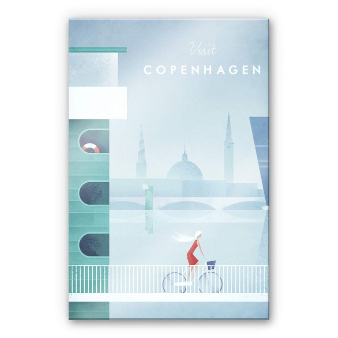 Acrylglasbild Rivers - Kopenhagen