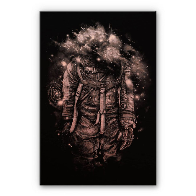 Alu-Dibond Bild mit Kupfereffekt Nicebleed - Lost in cosmic shades