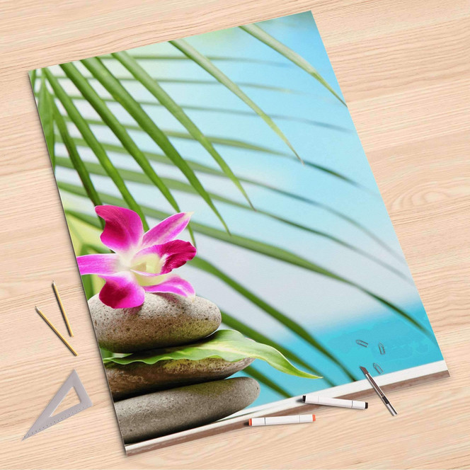 Folienbogen (80x120cm) - Lotus Flower- Bild 1