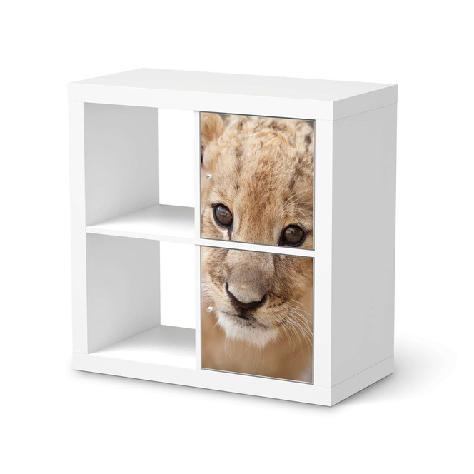 Klebefolie IKEA Expedit Regal 2 Türen (hoch) - Simba- Bild 1
