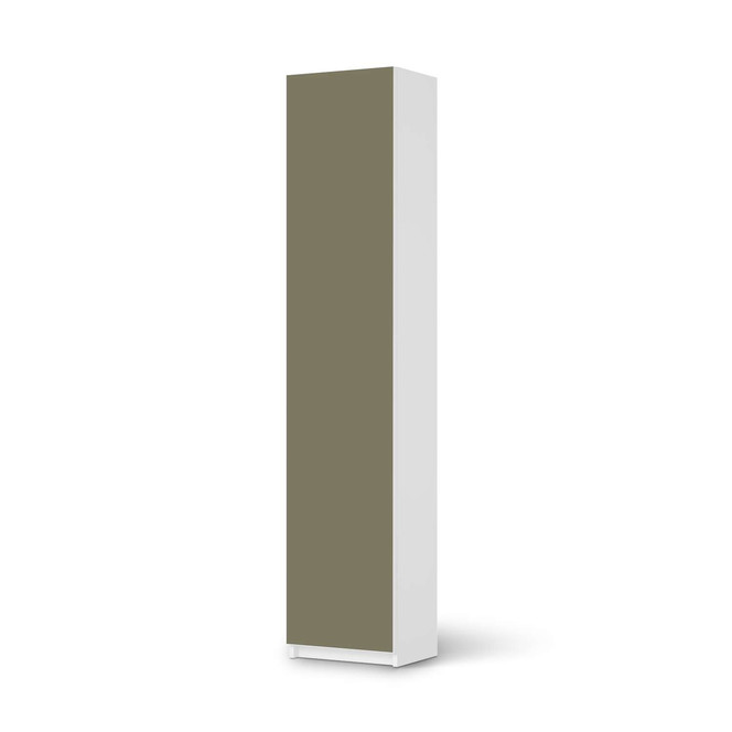 Klebefolie IKEA Pax Schrank 236cm Höhe - 1 Tür - Braungrau Light- Bild 1