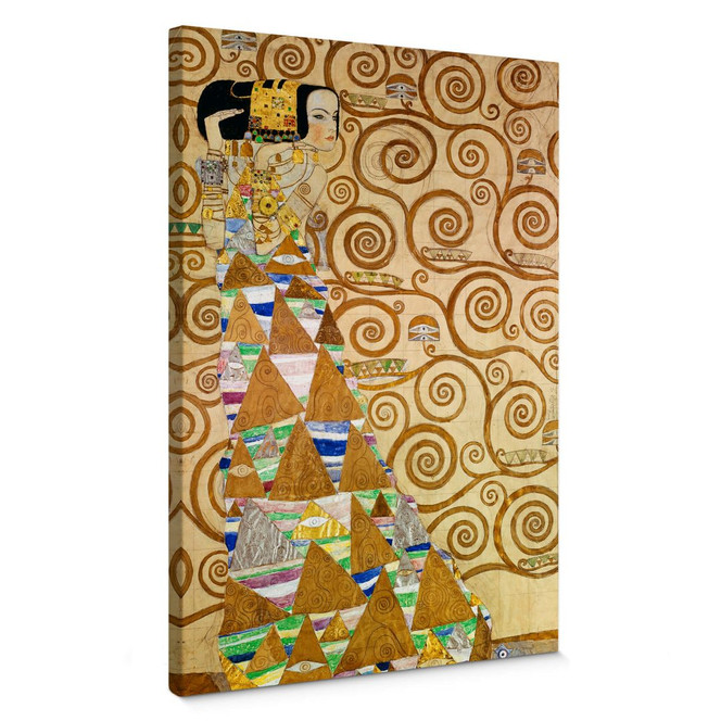 Leinwandbild Klimt - Die Erwartung