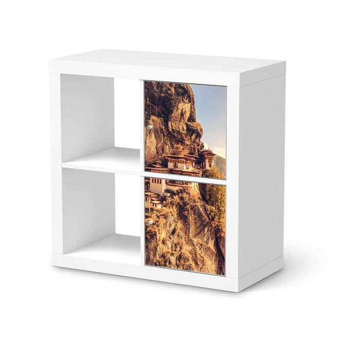 Möbelfolie IKEA Kallax Regal 2 Türen (hoch) - Bhutans Paradise- Bild 1