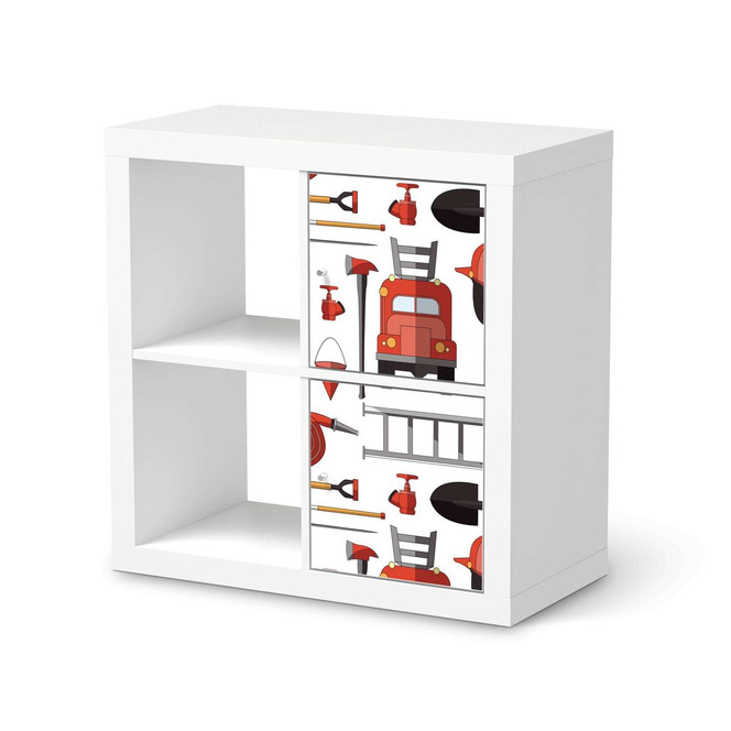 Möbelfolie IKEA Kallax Regal 2 Türen (hoch) - Firefighter- Bild 1