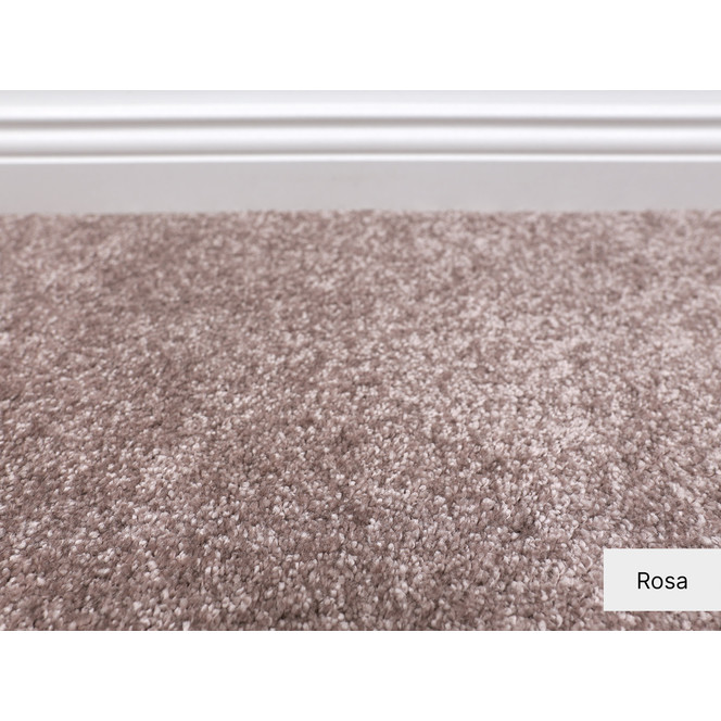 Valetta Hochflor Teppichboden Meterware Wunschmass in Rosa