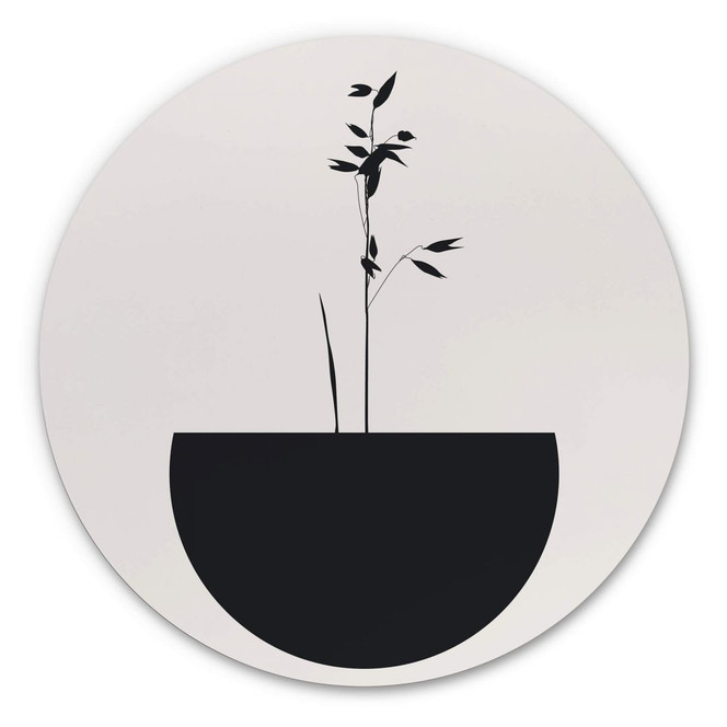 Alu-Dibond Kubistika - Abstracticum - Rund