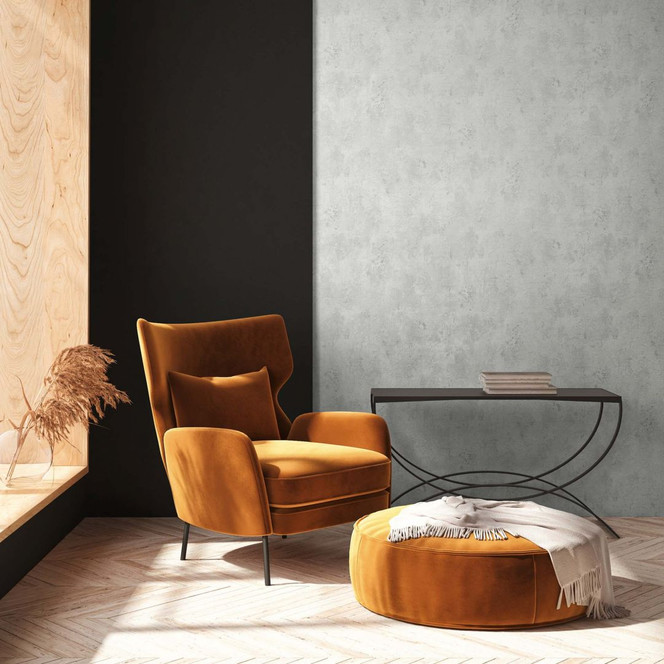 Betontapete Hellgrau Tapete Betonoptik Vliestapete Grau für Wohnzimmer, Küche