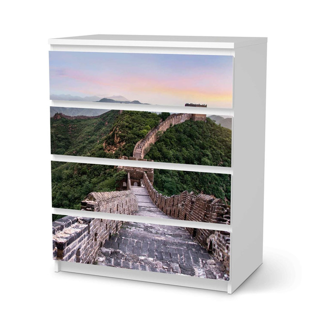 Folie IKEA Malm Kommode 4 Schubladen - The Great Wall- Bild 1
