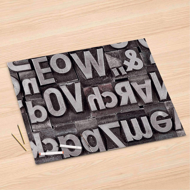 Folienbogen (120x80cm) - Alphabet- Bild 1