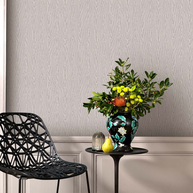 Lichteffekttapete, Vliestapete Erismann Versailles taupe, creme