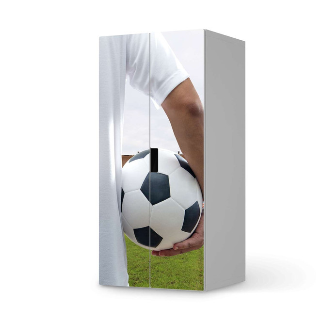Möbelfolie IKEA Stuva / Malad Schrank - 2 grosse Türen - Footballmania- Bild 1