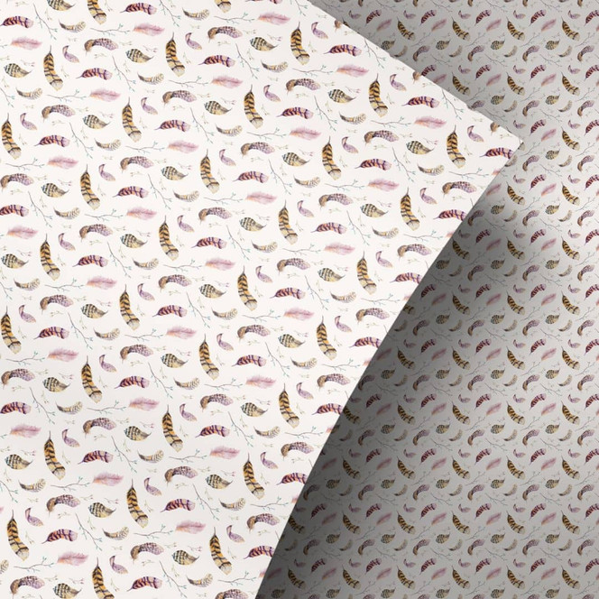 Möbelfolie Kvilis - Federn 03