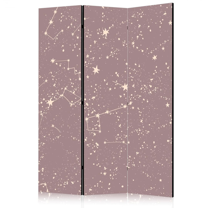 Paravent, Raumteiler freistehend, Trennwand - Night Sky: Artistic Constellations