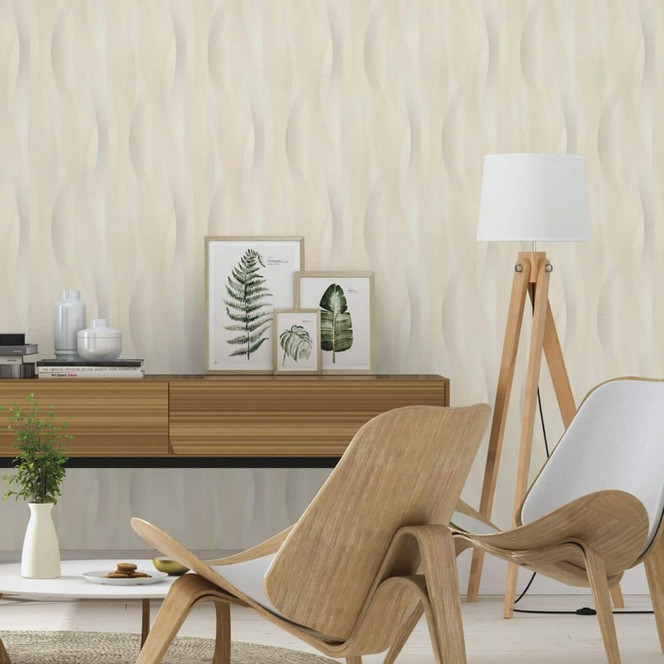 Rasch Vliestapete, Mustertapete #Tapetenwechsel II mittelbeige