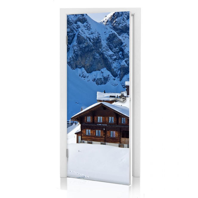 Türdesign Ferienhütte in den Schweizer Alpen - Bild 1