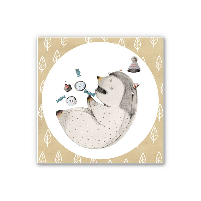 Wandbild Loske - Schlafendes Monster